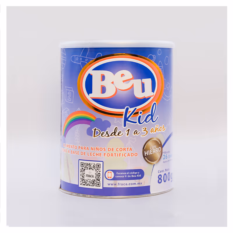 Beu Kid, fórmula láctea fortificada con minerales