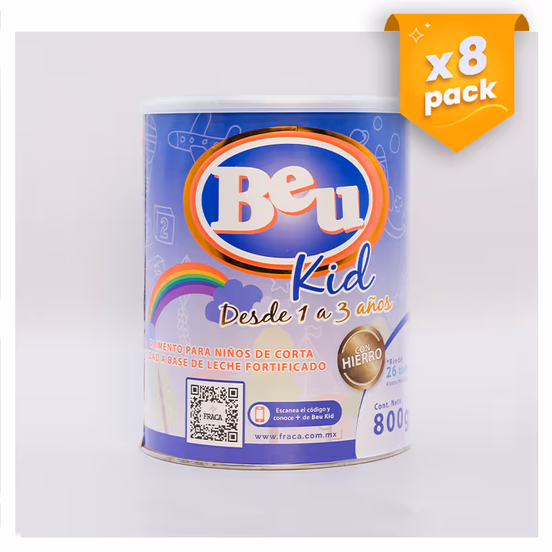 Fórmula láctea Beu Kid 8 pack