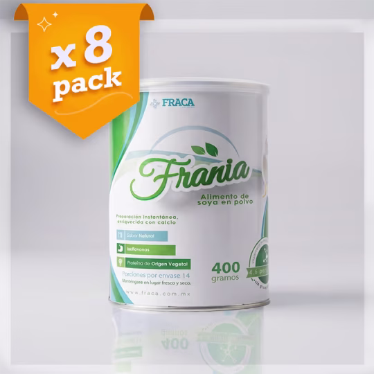 Frania, alimento de soya - 8pack Ahorra 12%