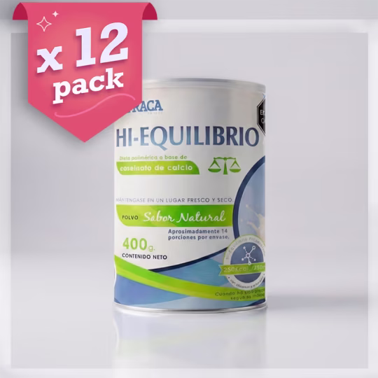 Hi Equilibrio Sabor Natural - 12 Packs con 15% de descuento