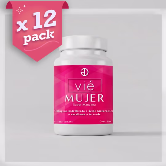 Colágeno Hidrolizado Vié Mujer - 12pack con 15% de descuento